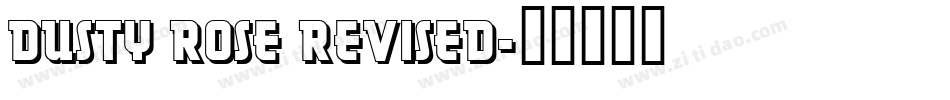 Dusty Rose Revised字体转换
